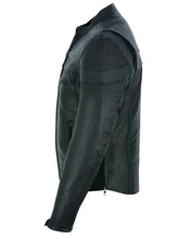 Load image into Gallery viewer, Men's Tall Sporty Scooter Jacket – Naked Cowhide