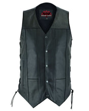 Load image into Gallery viewer, Men's Ten Pocket Utility Black Vest - TALL