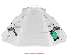 Load image into Gallery viewer, Men's Single Back Panel motorcycle vest