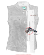 Load image into Gallery viewer, Women's Premium Single Back Panel Concealment Vest - GRAY