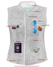 Load image into Gallery viewer, Women's Premium Single Back Panel Concealment Vest - GRAY