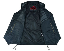 Load image into Gallery viewer, Men's Ten Pocket Utility Black Vest - TALL