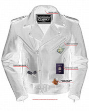 Load image into Gallery viewer, Super Arnold Men's Black Leather Jacket – Retro Design