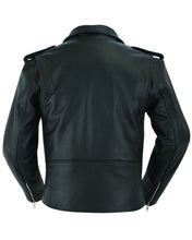 Load image into Gallery viewer, Super Arnold Men's Black Leather Jacket – Retro Design