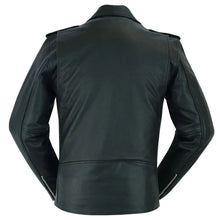 Load image into Gallery viewer, Men's Classic Plain Side Police Style M/C Jacket - TALL