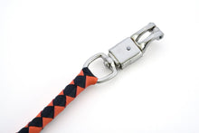 Load image into Gallery viewer, GBW22 Leather Biker Whip-Orange/Black