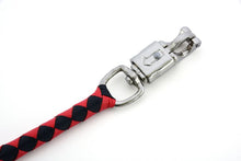 Load image into Gallery viewer, GBW23 Leather Biker Whip-Red/Black