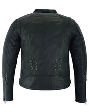 Load image into Gallery viewer, Women's Stylish Jacket with Grommet and Lacing Accents