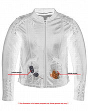 Load image into Gallery viewer, Women's Stylish Jacket with Grommet and Lacing Accents