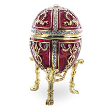 Load image into Gallery viewer, 1895 Rosebud Royal Imperial Easter Egg with Clock Surprise