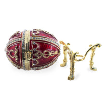Load image into Gallery viewer, 1895 Rosebud Royal Imperial Easter Egg with Clock Surprise