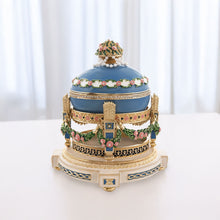 Load image into Gallery viewer, 1907 Love Trophies Egg (Cradle with Garlands) Musical Royal Easter Egg
