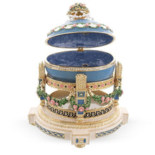 Load image into Gallery viewer, 1907 Love Trophies Egg (Cradle with Garlands) Musical Royal Easter Egg