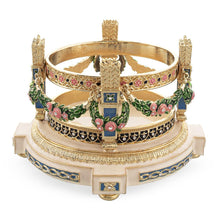 Load image into Gallery viewer, 1907 Love Trophies Egg (Cradle with Garlands) Musical Royal Easter Egg