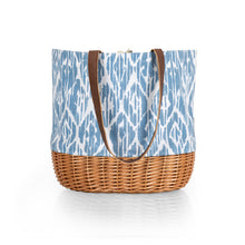 Load image into Gallery viewer, Coronado Canvas and Willow Basket Tote