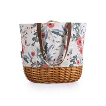 Load image into Gallery viewer, Coronado Canvas and Willow Basket Tote