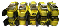 Load image into Gallery viewer, QTY 10 - 2" X 27 Ft. Ratchet Strap w/ Flat Hooks