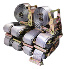 Load image into Gallery viewer, 2"x 16 Ft Logistic Van Ratchet E-Track Straps w/ Spring E Fittings | 10 PACK