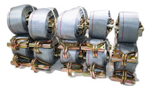 Load image into Gallery viewer, 2&quot; x 16 Ft Ratchet Strap w/ Spg E &amp; Wire Hk for E &amp; F-Tracks | 12 PACK
