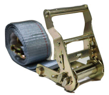 Load image into Gallery viewer, 2&quot; x 16 Ft Ratchet Strap w/ Spg E &amp; Wire Hk for E &amp; F-Tracks 16 PACK | R16EW