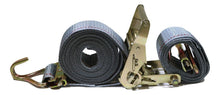 Load image into Gallery viewer, 2&quot; x 16 Ft Ratchet Strap w/ Spg E &amp; Wire Hk for E &amp; F-Tracks 16 PACK | R16EW