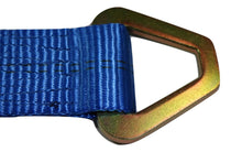 Load image into Gallery viewer, 24" Axle Straps Auto Car Hauler Tie Downs Tow Wrecker QTY 4 | BLUE