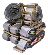Load image into Gallery viewer, 2"x 16 Ft Logistic Van Ratchet E-Track Straps w/ Spring E Fittings | 8 PACK
