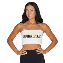 Load image into Gallery viewer, Quinnipiac White Bandeau Top