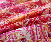 Load image into Gallery viewer, DaDa Bedding Lovely Pop of Colors Lightweight Reversible Quilted Bedspread Set (KBJ1625)