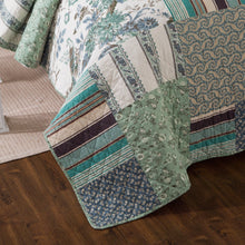 Load image into Gallery viewer, Tache Cotton Forest Glade Quilted Patchwork Bedspread Set (JHW-650)