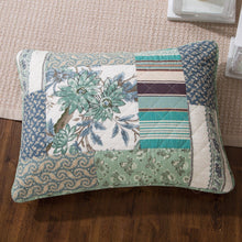 Load image into Gallery viewer, Tache Cotton Forest Glade Quilted Patchwork Bedspread Set (JHW-650)