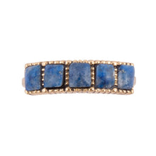 Load image into Gallery viewer, Quinary Lapis Ring - Bronze