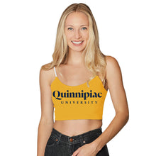 Load image into Gallery viewer, Quinnipiac Yellow Spaghetti Tank Top