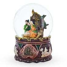 Load image into Gallery viewer, Nativity Serenity Water Snow Globe with "Silent Night" Music Box