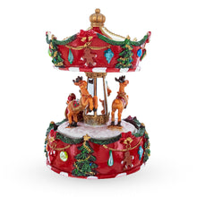Load image into Gallery viewer, Spinning Christmas Musical Box with Motion