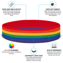 Load image into Gallery viewer, Rainbow Headbands