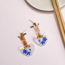 Load image into Gallery viewer, Ramen Acrylic Earrings