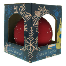 Load image into Gallery viewer, Three Little Pigs Glass Ball Christmas Ornament 4 Inches
