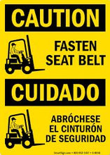 Load image into Gallery viewer, Red Retractable Forklift Replacement Seatbelt w/ Hardware