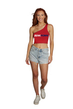 Load image into Gallery viewer, University of Arizona Red One Shoulder Top
