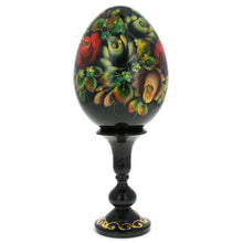Load image into Gallery viewer, Roses Collection Flower Wooden Easter Egg 4.25 Inches