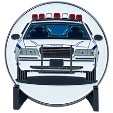 Load image into Gallery viewer, DL5-12 Happy Retirement Police Officer Challenge Coin Car Palm Tree Beach Gift Thin Blue Line