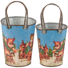 Load image into Gallery viewer, Retro Christmas Deer Wall Bucket Set