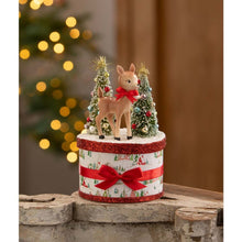 Load image into Gallery viewer, Retro Ruby Reindeer on Box by Bethany Lowe Designs