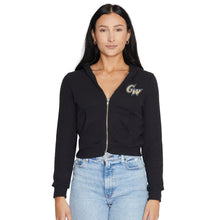 Load image into Gallery viewer, George Washington University Waffle Knit Zip Up Hoodie