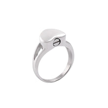 Load image into Gallery viewer, Heart Shaped Cremation Urn Ring