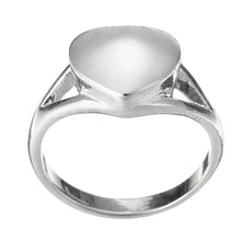 Load image into Gallery viewer, Silver Heart Shaped Cremation Urn Ring