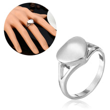 Load image into Gallery viewer, Silver Heart Shaped Cremation Urn Ring