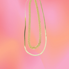 Load image into Gallery viewer, Double Chain Titanium Necklace