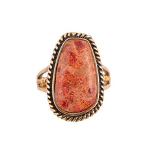 Load image into Gallery viewer, Roped Sponge Coral Ring